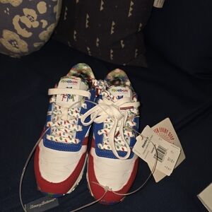 PJ Mask Step And Flash Reebok Kids' Red and Blue Sneakers.